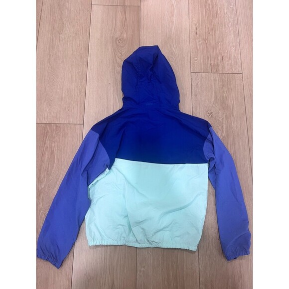 Old Navy Color-Blocked Packable-Hood 1/2-Zip Anorak for Girls XL (14) - Picture 5 of 6